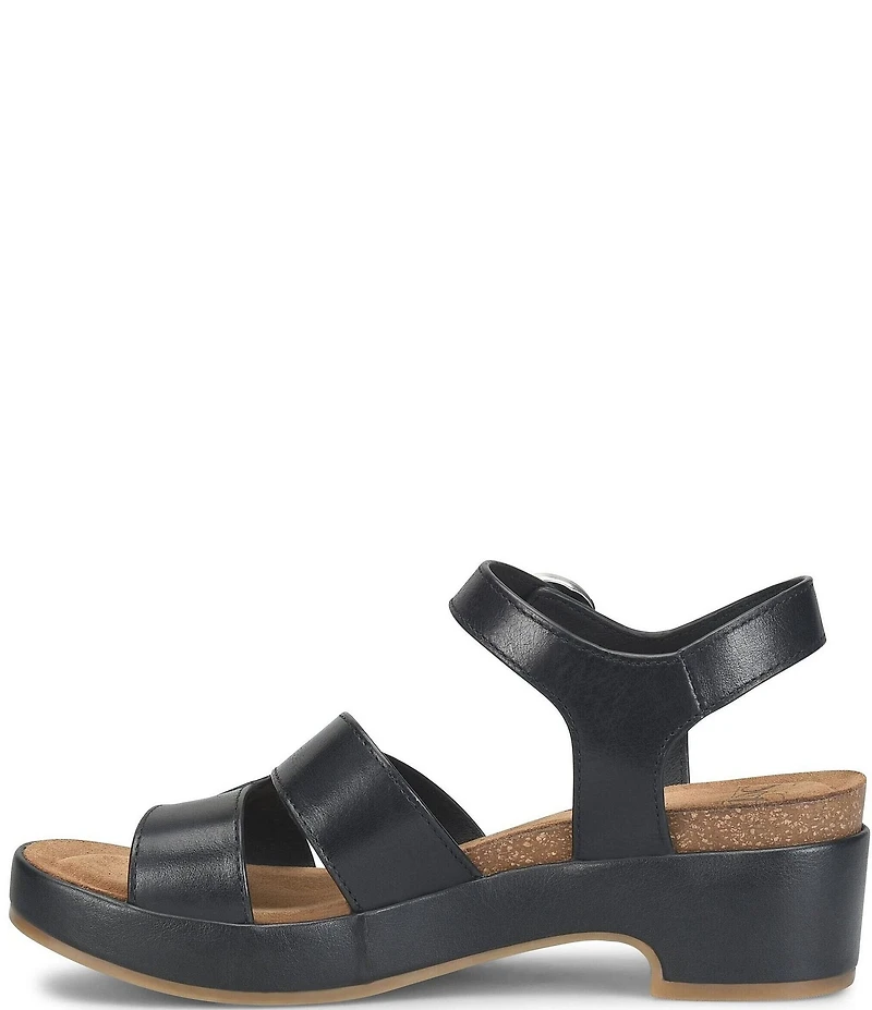 Sofft Capri Leather Wedge Sandals