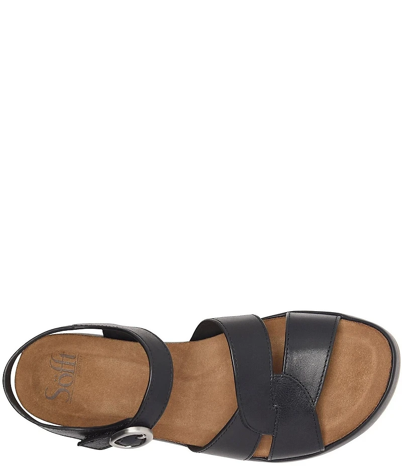 Sofft Capri Leather Wedge Sandals