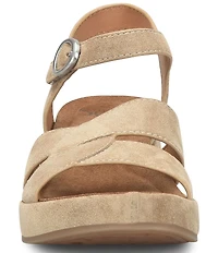 Sofft Capri Suede Wedge Sandals