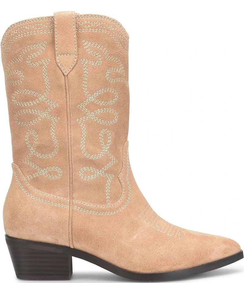 Sofft Carolynn Western Suede Booties