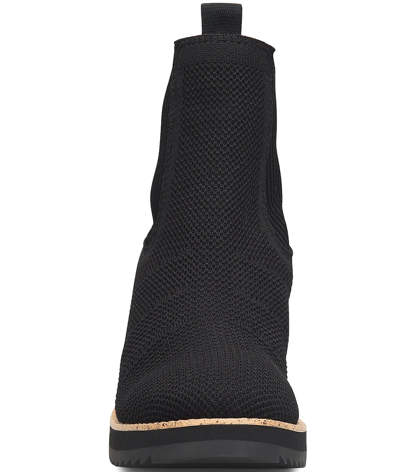 Sofft Eiley Knit Chelsea Wedge Ankle Booties