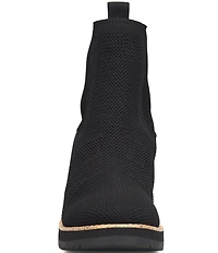 Sofft Eiley Knit Chelsea Wedge Ankle Booties
