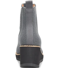 Sofft Eiley Knit Chelsea Wedge Ankle Booties