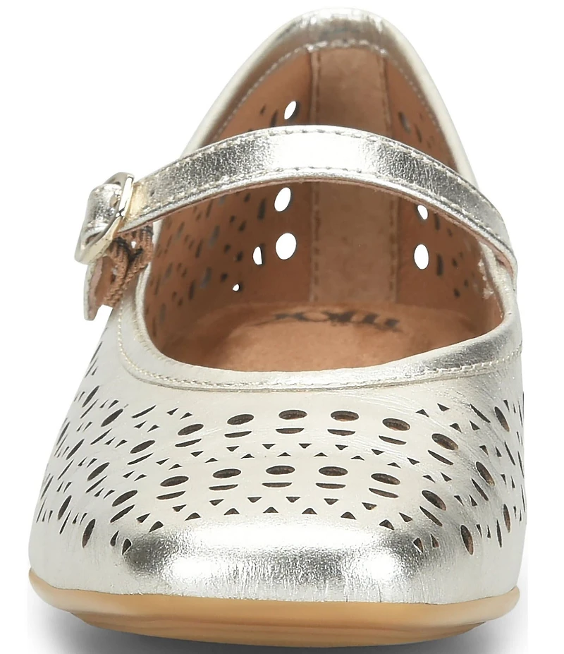 Sofft Ellie Perforated Leather Mary Jane Flats