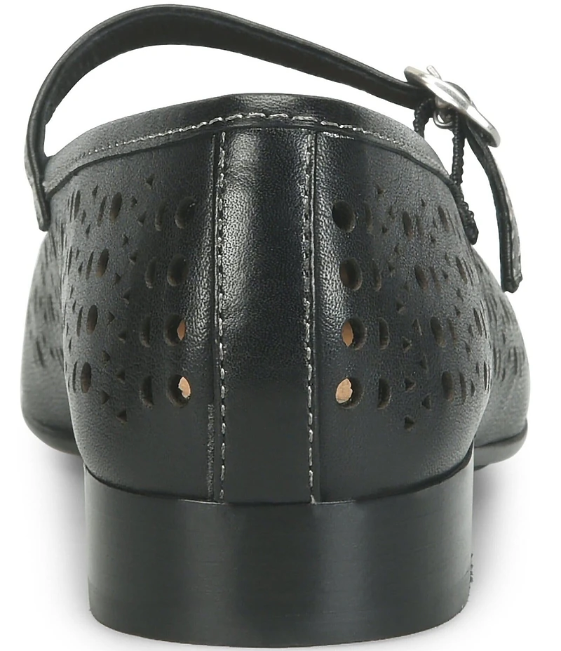 Sofft Ellie Perforated Leather Mary Jane Flats