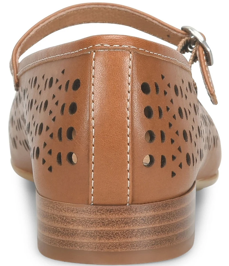 Sofft Ellie Perforated Leather Mary Jane Flats
