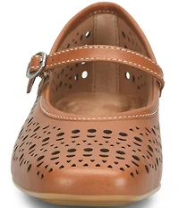 Sofft Ellie Perforated Leather Mary Jane Flats