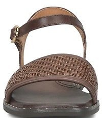 Sofft Elrose Leather Woven Sandals