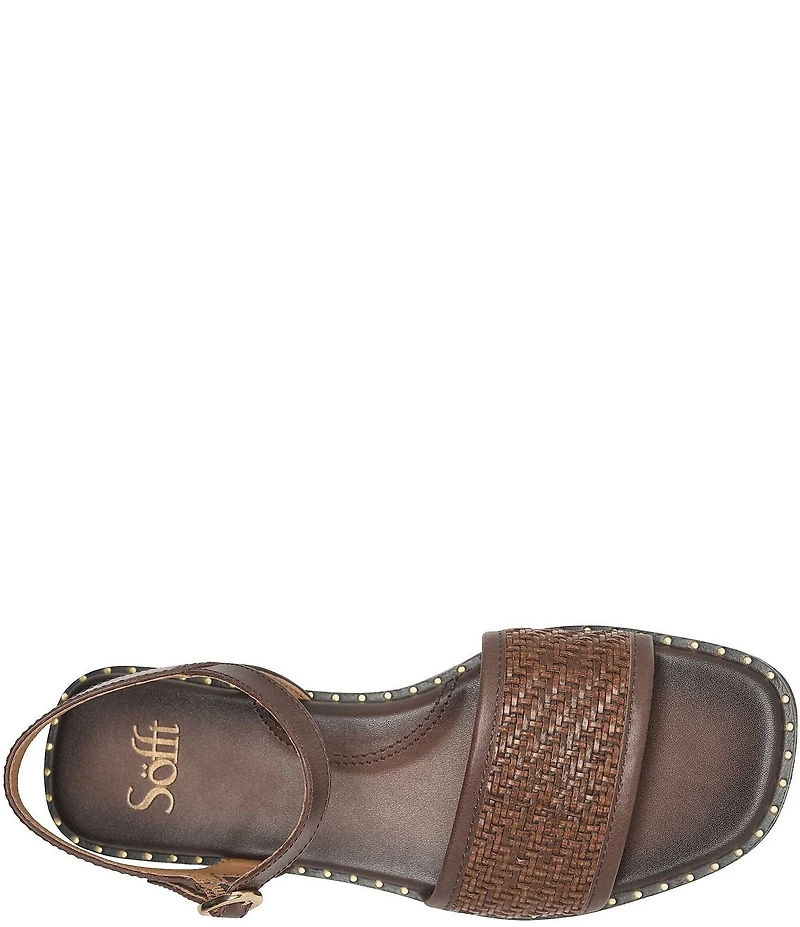 Sofft Elrose Leather Woven Sandals