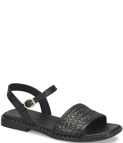 Sofft Elrose Leather Woven Sandals