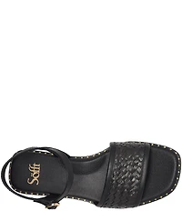 Sofft Elrose Leather Woven Sandals