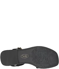 Sofft Elrose Leather Woven Sandals
