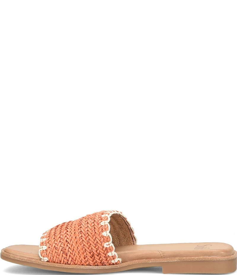 Sofft Elsa Woven Scallop Slide Sandals