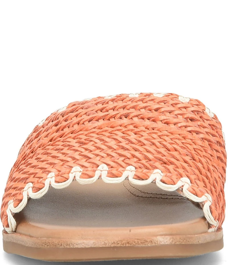 Sofft Elsa Woven Scallop Slide Sandals