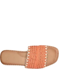 Sofft Elsa Woven Scallop Slide Sandals