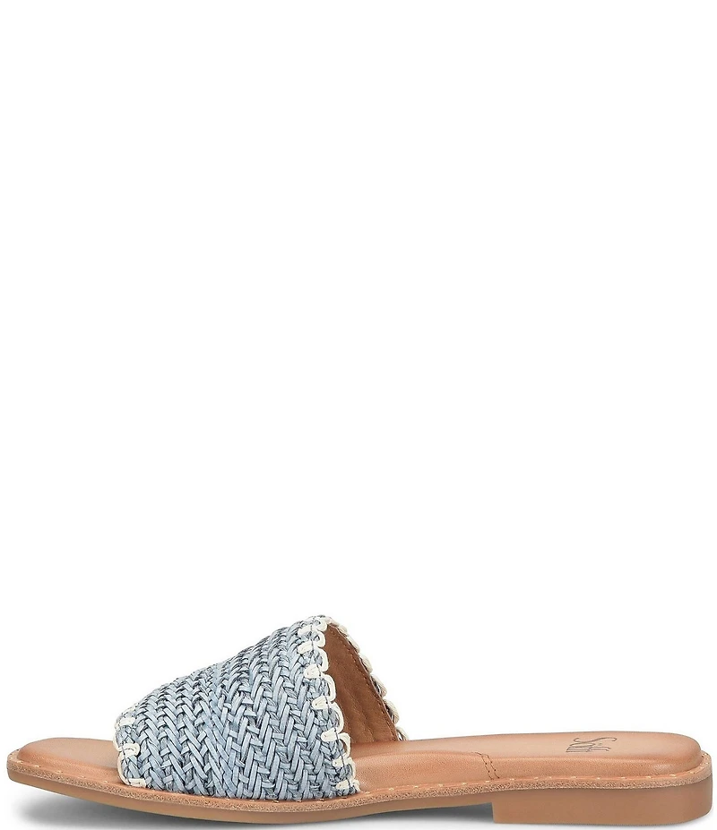 Sofft Elsa Woven Scallop Slide Sandals