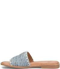 Sofft Elsa Woven Scallop Slide Sandals