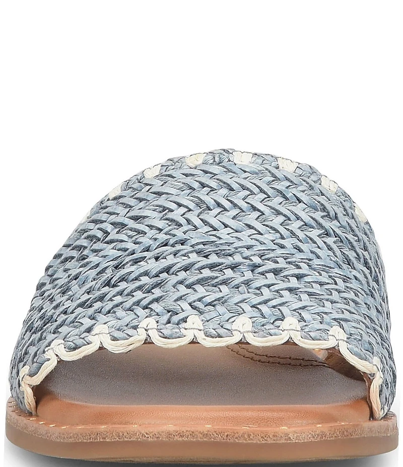 Sofft Elsa Woven Scallop Slide Sandals
