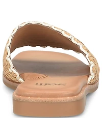 Sofft Elsa Woven Scallop Slide Sandals