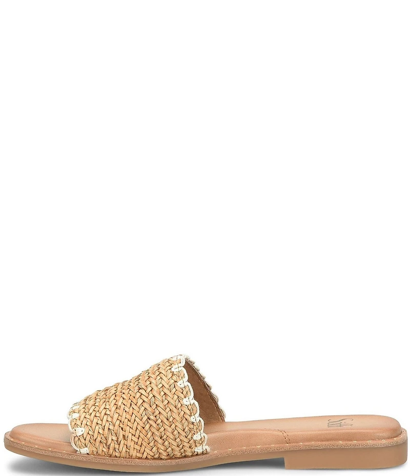 Sofft Elsa Woven Scallop Slide Sandals