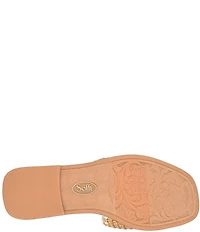 Sofft Elsa Woven Scallop Slide Sandals