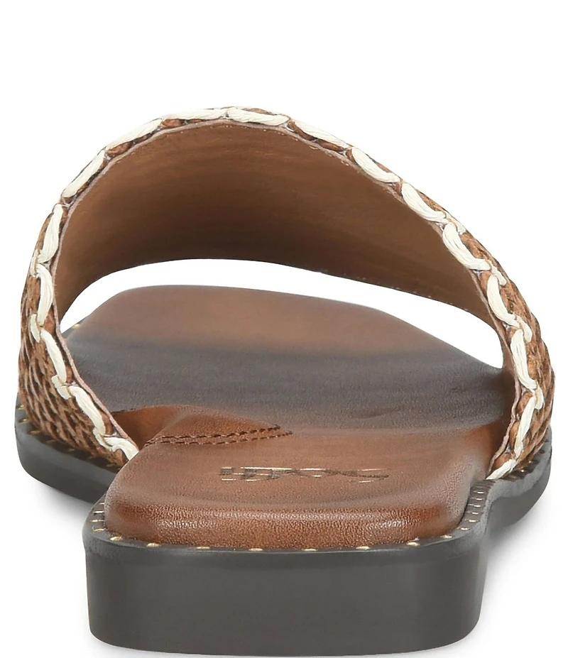 Sofft Elsa Woven Scallop Slide Sandals