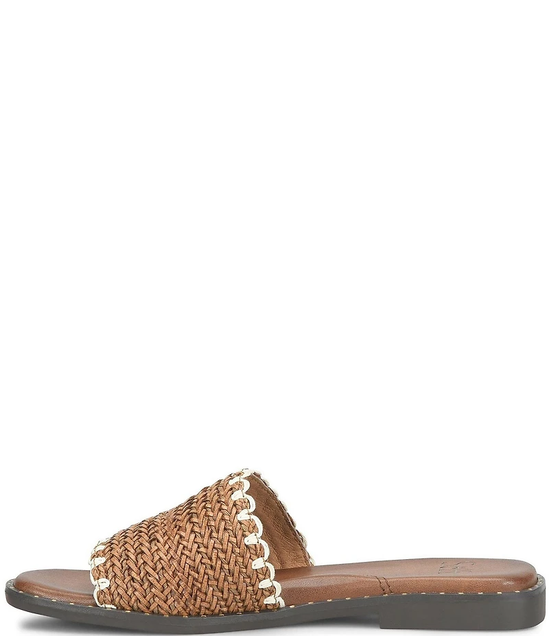 Sofft Elsa Woven Scallop Slide Sandals