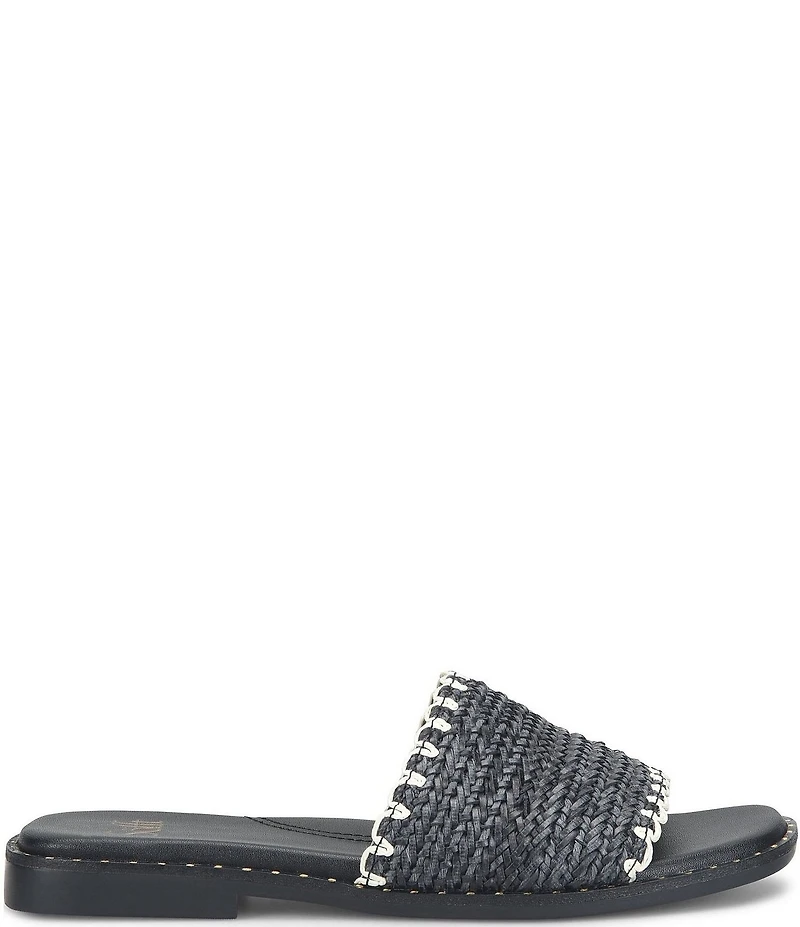 Sofft Elsa Woven Scallop Slide Sandals