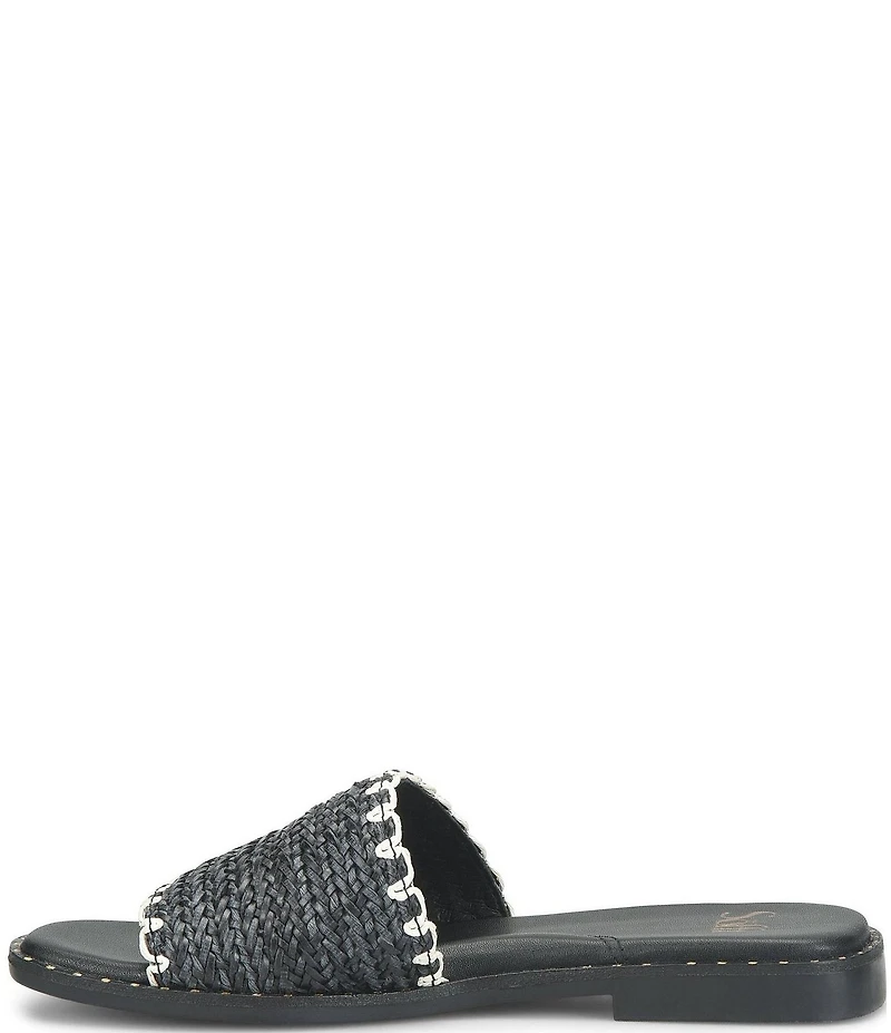 Sofft Elsa Woven Scallop Slide Sandals