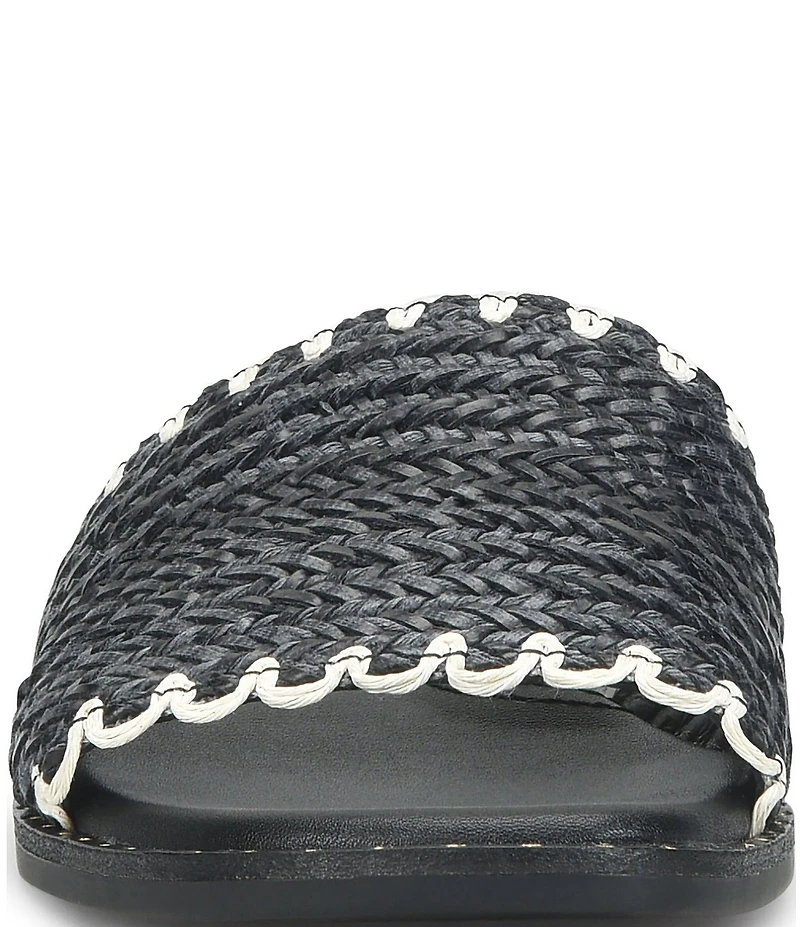 Sofft Elsa Woven Scallop Slide Sandals