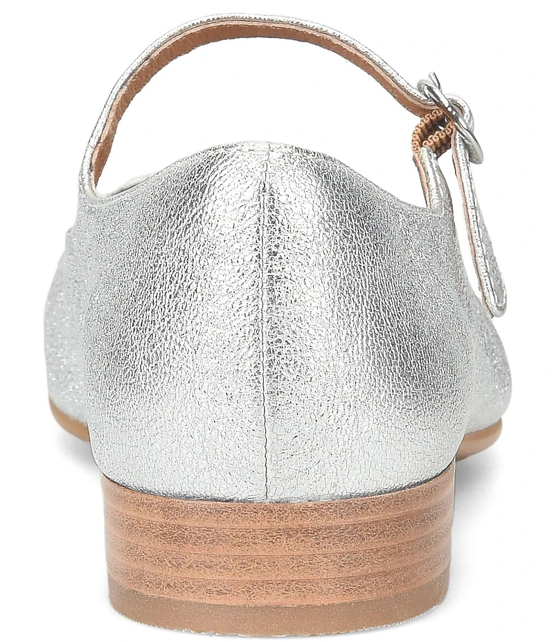 Sofft Elsey Metallic Leather Mary Jane Flats