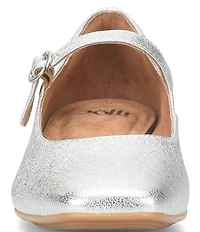 Sofft Elsey Metallic Leather Mary Jane Flats