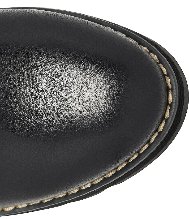 Sofft Emma Leather Wedge Ankle Booties