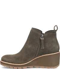 Sofft Emma Suede Wedge Ankle Booties