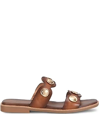 Sofft Ezra Studded Leather Slide Sandals