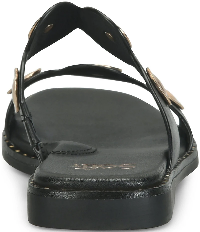 Sofft Ezra Studded Leather Slide Sandals