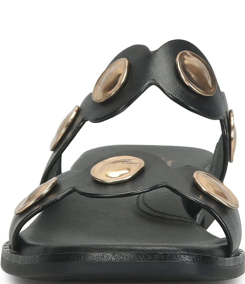 Sofft Ezra Studded Leather Slide Sandals