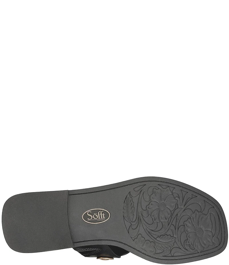 Sofft Ezra Studded Leather Slide Sandals