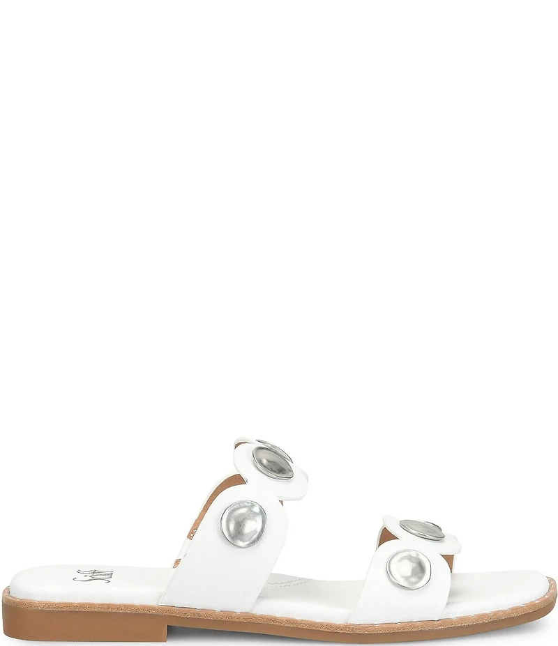 Sofft Ezra Studded Leather Slide Sandals