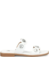 Sofft Ezra Studded Leather Slide Sandals