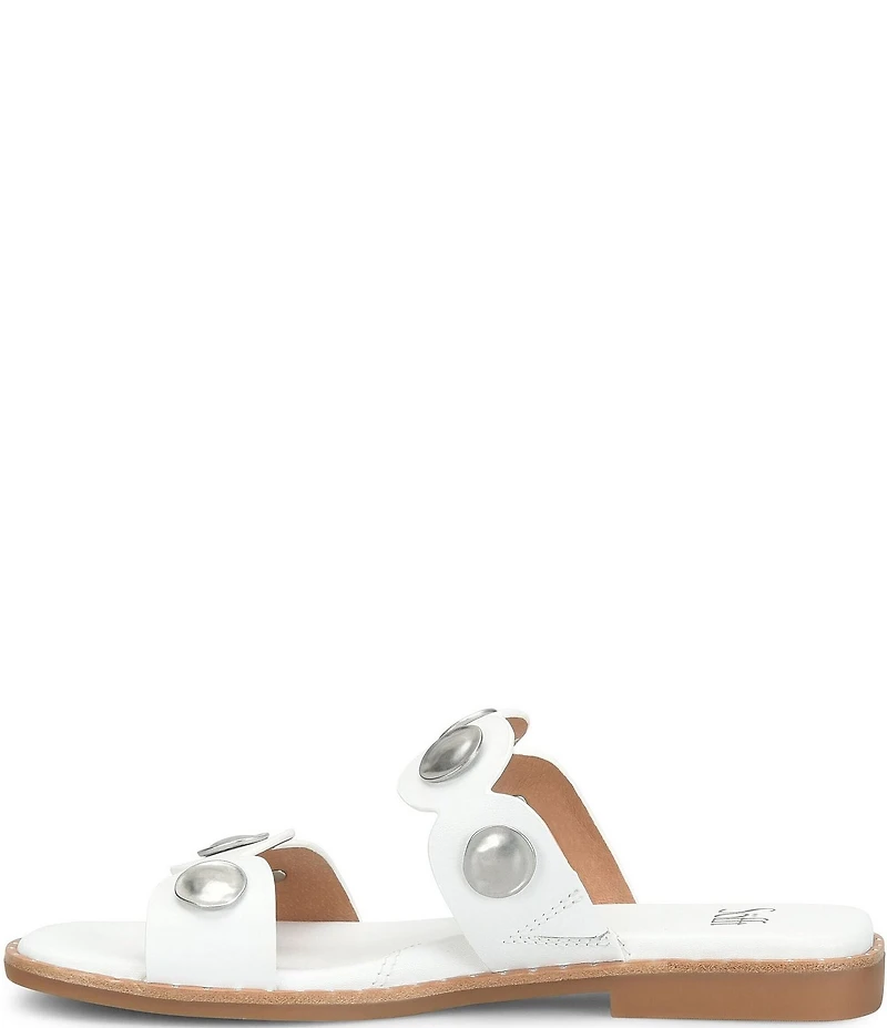 Sofft Ezra Studded Leather Slide Sandals
