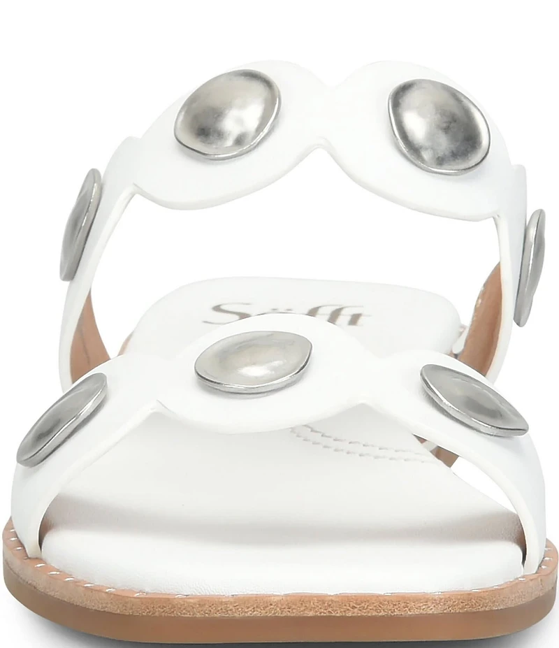 Sofft Ezra Studded Leather Slide Sandals