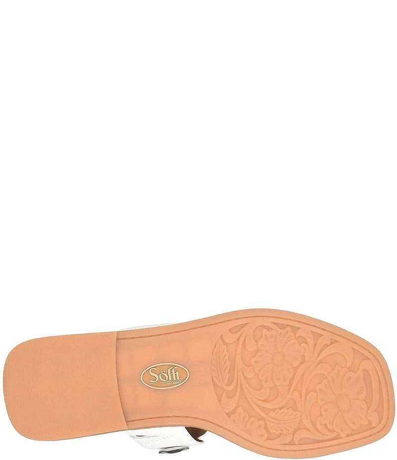 Sofft Ezra Studded Leather Slide Sandals
