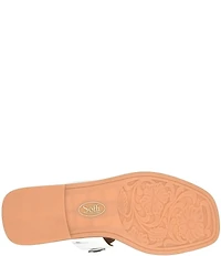 Sofft Ezra Studded Leather Slide Sandals