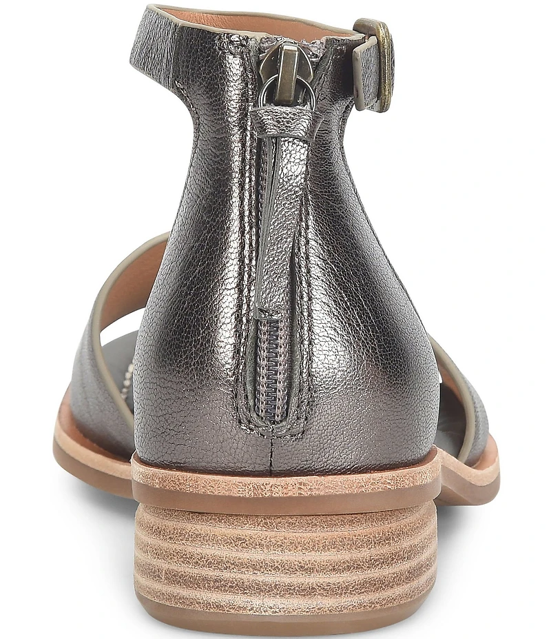 Sofft Faxyn Leather Ankle Strap Sandals