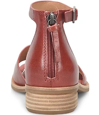 Sofft Faxyn Leather Ankle Strap Sandals