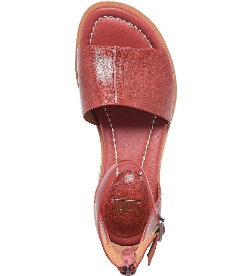Sofft Faxyn Leather Ankle Strap Sandals