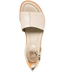 Sofft Faxyn Leather Ankle Strap Sandals