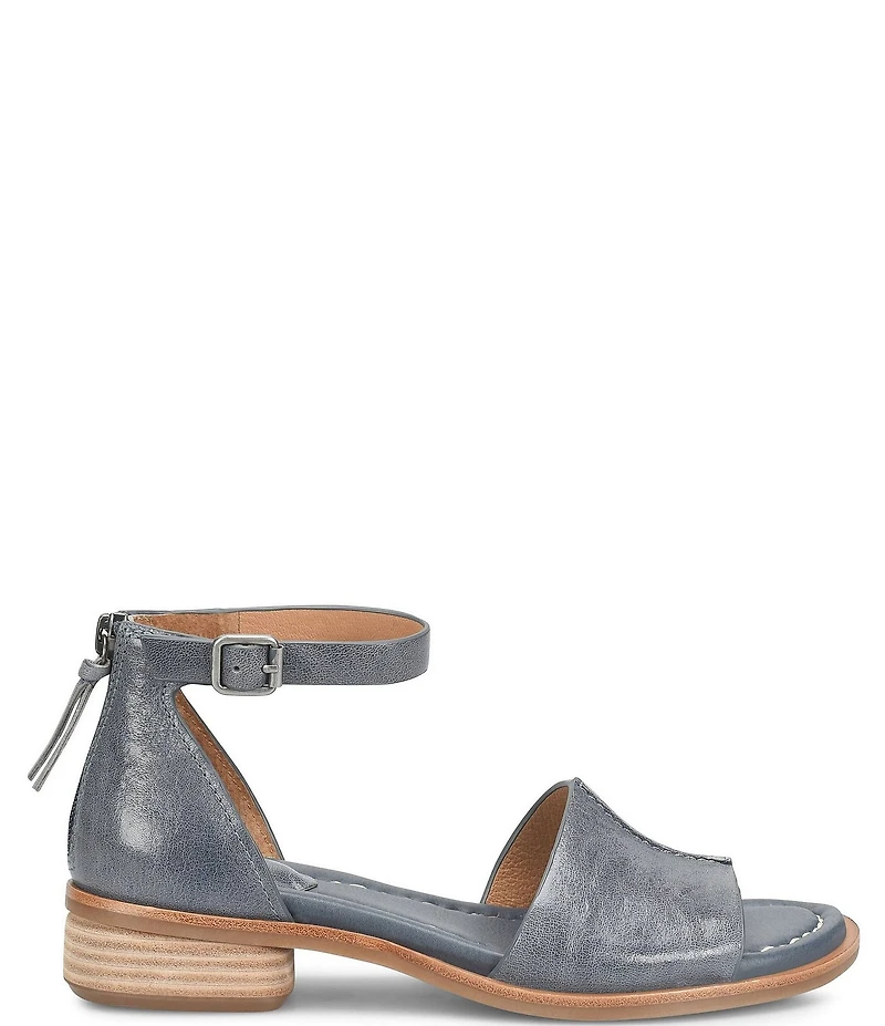 Sofft Faxyn Leather Ankle Strap Sandals