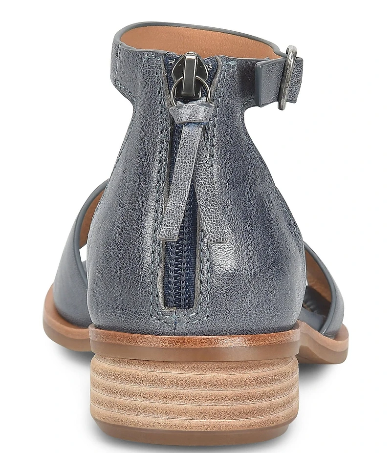 Sofft Faxyn Leather Ankle Strap Sandals